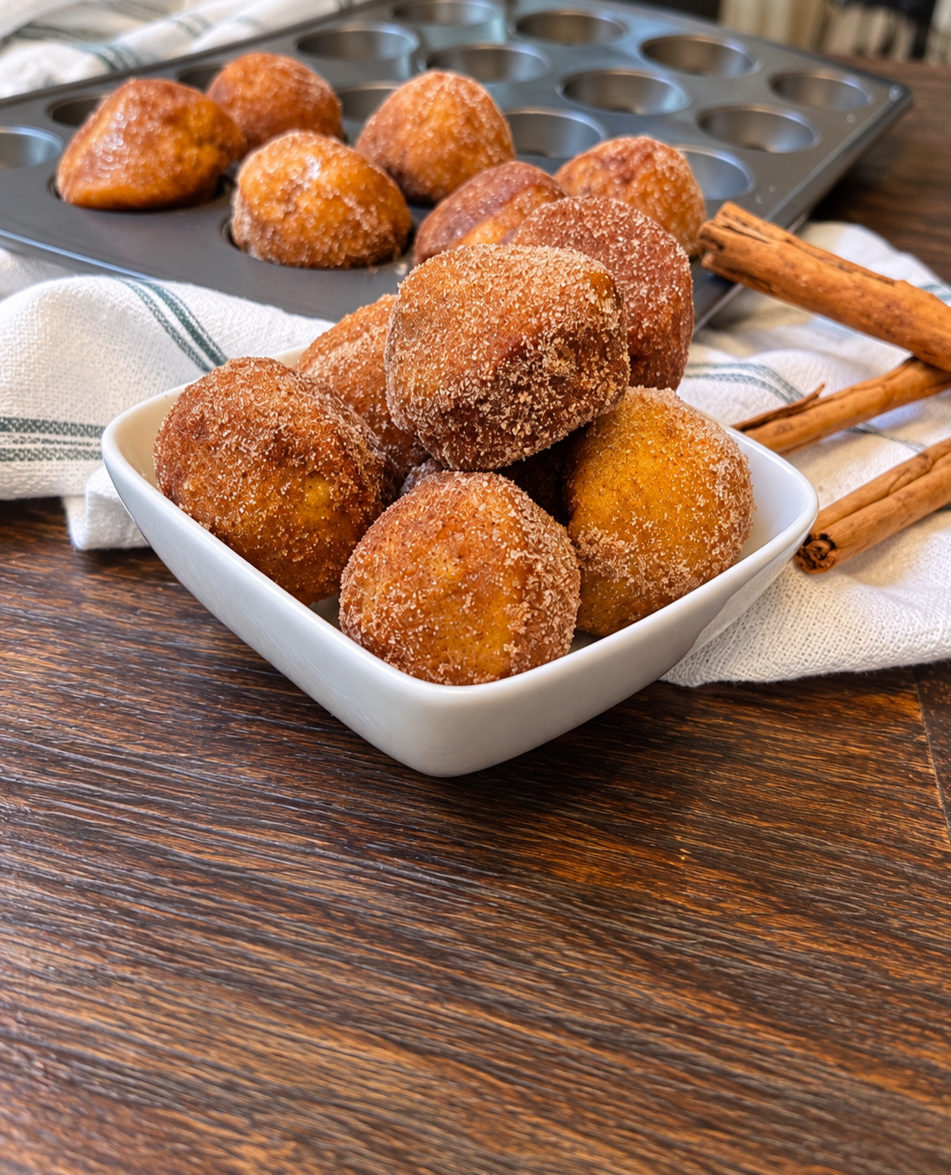 Pumpkin Bite-Size Sourdough Donuts (12-Pack)