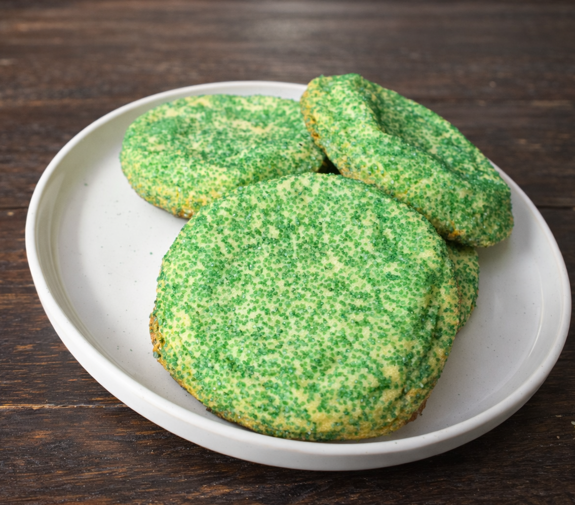Shamrock Sugar Cookies