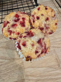 Bakery Style Strawberry Muffins