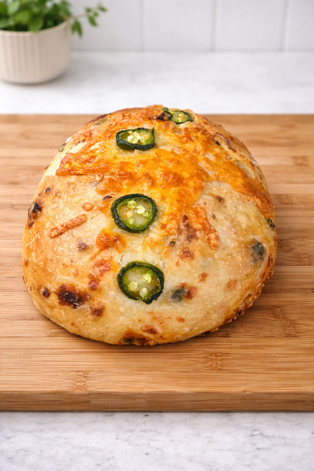 Cheddar Jalapeño Sourdough